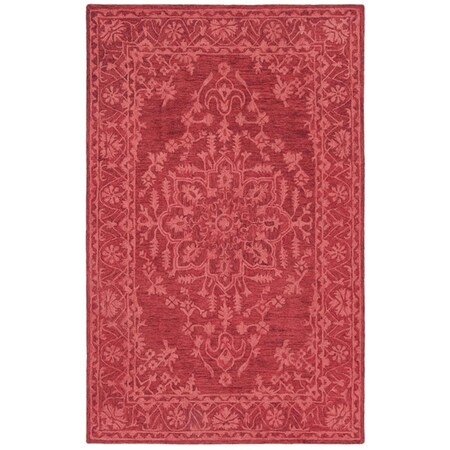 Safavieh 2 ft. 3 in. x 8 ft. Dip Dye Rectangle Hand-Tufted Rug Red DDY702Q-28